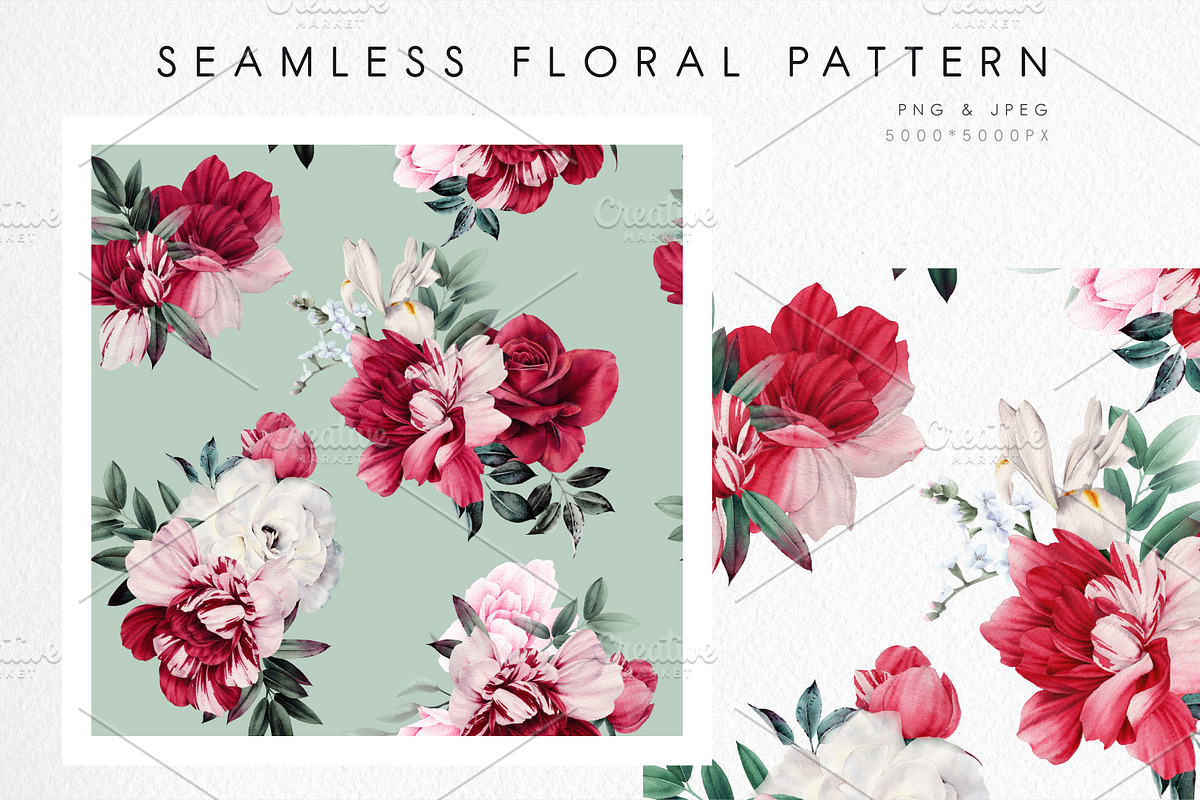 WATERCOLOR BUNDLE Peonies & Roses, an Illustration by ollalya (Photo 18 of 101)
