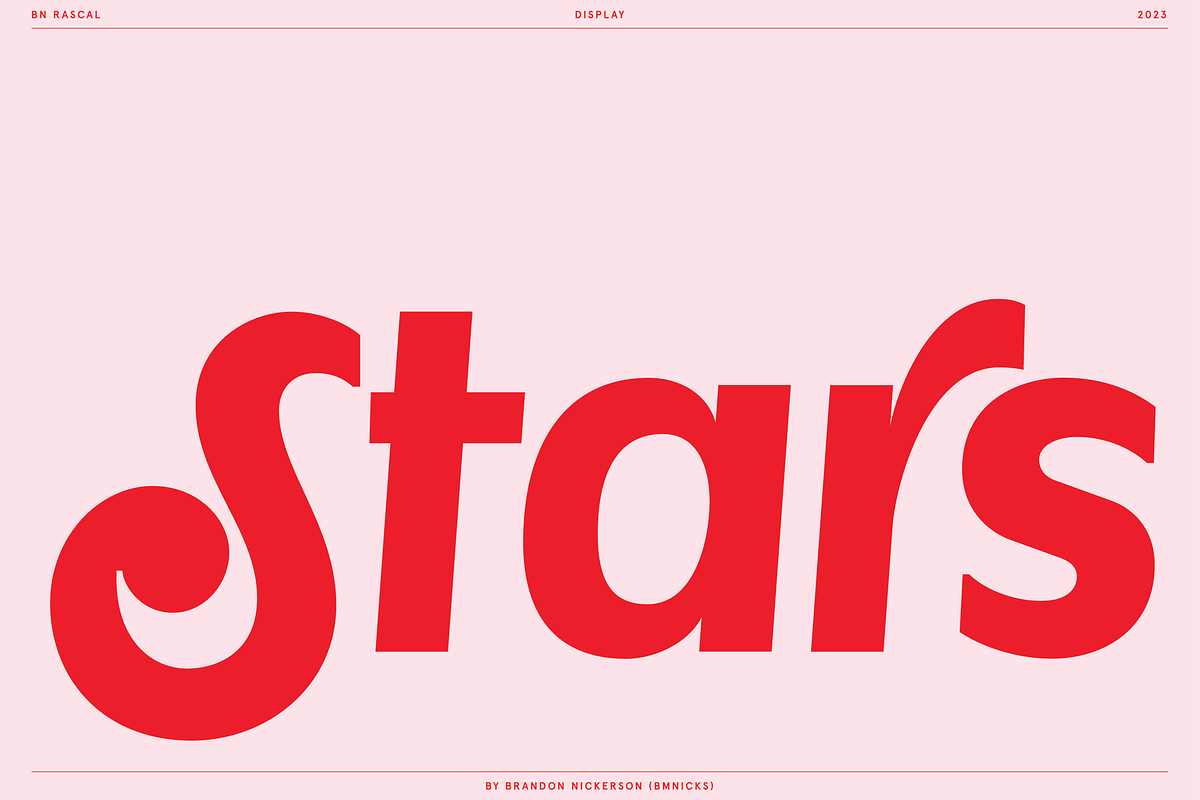 BN Rascal, a Sans Serif Font by Bnick (Photo 3 of 12)
