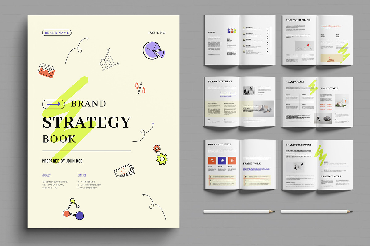 Brand Strategy Brochure, a Brochure Template by MightyDesign (Photo 1 of 6)