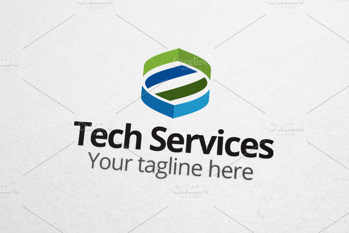 Tech Services Logo, a Branding & Logo Template by Arslan