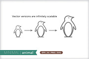 Minimal animal icons, an Outline Icon by Picture Window (Thumbnail 4 of 5)