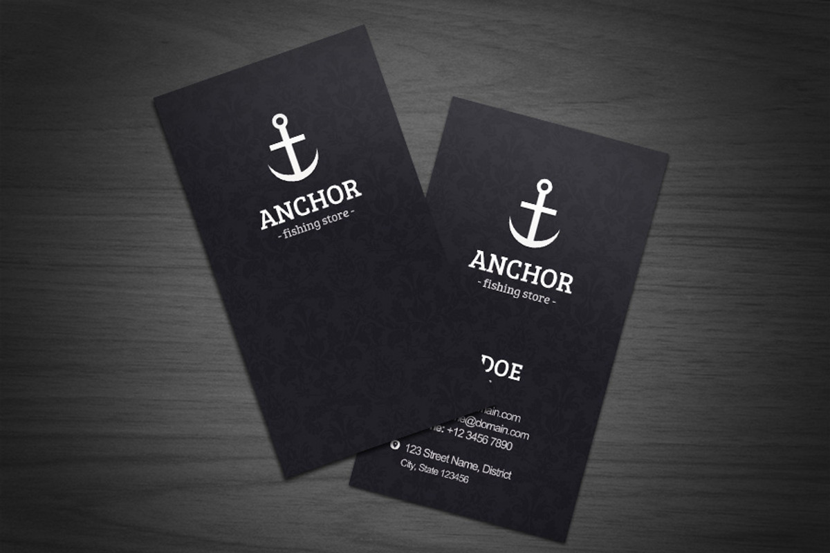 Anchor Business Cards, a Business Card Template by Rafael Oliveira (Photo 2 of 4)
