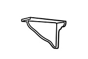 Wall Shelf Bracket Vector Bundle, an Illustration by Gaye Art (Thumbnail 47 of 51)