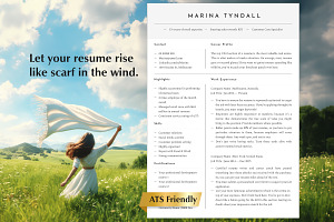 Resume Template Google Docs, Word, a Resume Template by Career Canvas