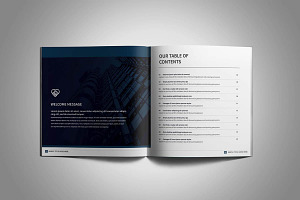 Corporate Square Brochure Template