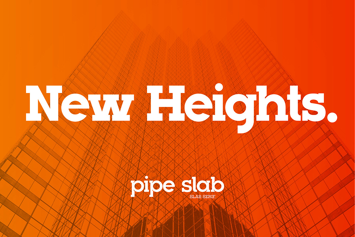 Pipe Slab - Slab Serif Typeface, a Font by Lateral Design (Photo 9 of 15)
