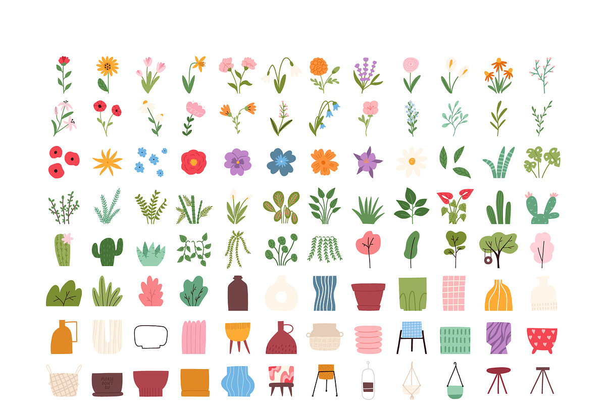 Four seasons BUNDLE - vector clipart, an Illustration by Valerie (Photo 3 of 17)