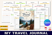 My Travel Journal, a Stationery Template by Designmela01 (Thumbnail 1 of 10)