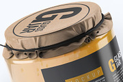 Glass Jar Mock-Up, a Packaging Mockup by DesignRushMarket (Thumbnail 7 of 8)