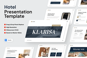 Klarisa - Hotel Keynote Presentation, a Presentation Template by SquidPixey