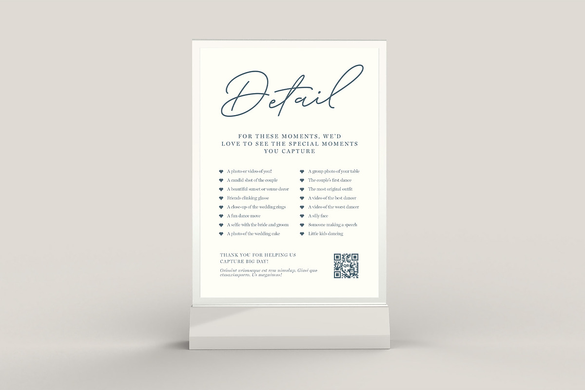 Wedding QR Code Flyer Template, a Flyer Template by BrandPacks (Photo 3 of 5)