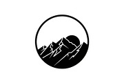 Mountain Sunrise Circle Bundle, an Illustration by Designs_River (Thumbnail 5 of 31)