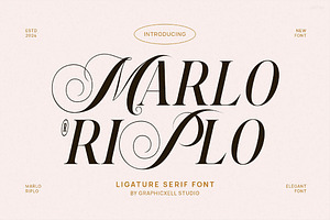 Marlo Pirlo Elegant & Premium Serif