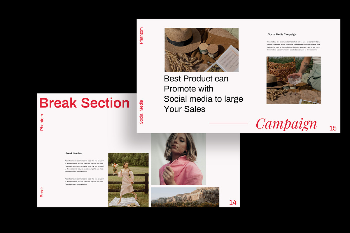 Phantom - Minimal Brand Powerpoint, a Presentation Template by Dirtytemp Studio (Photo 8 of 11)