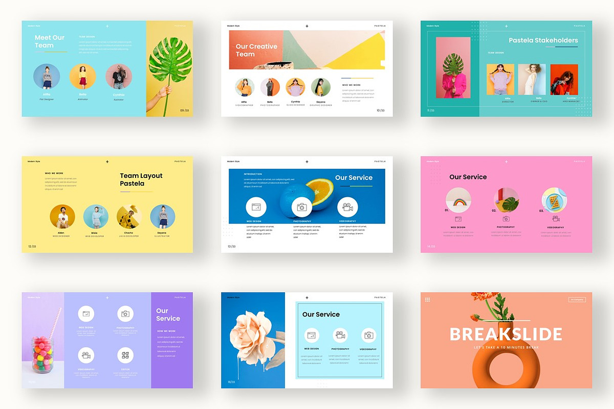 PASTELA - Google Slide Template, a Presentation Template by kreatifreya (Photo 3 of 5)