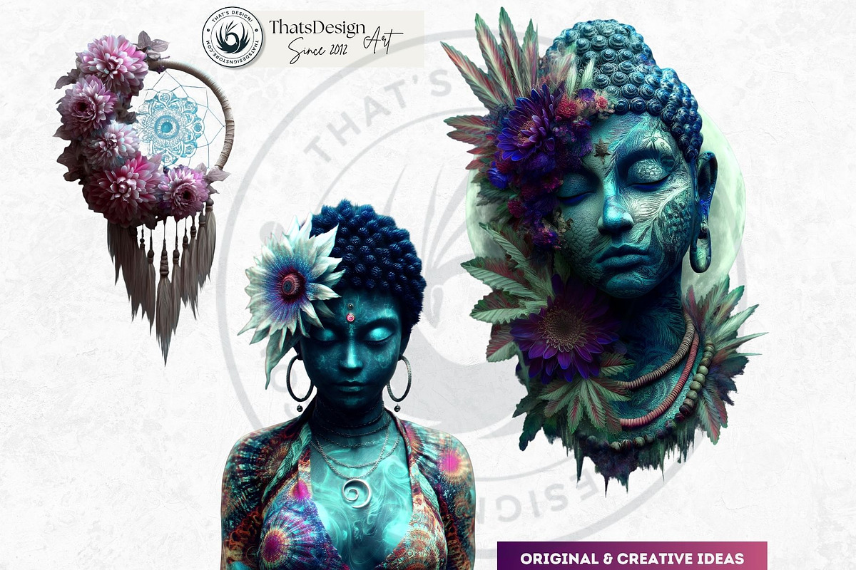 Echoes of the Unseen Surreal Clipart, a Person Illustration by ThatsDesignArt (Photo 5 of 11)