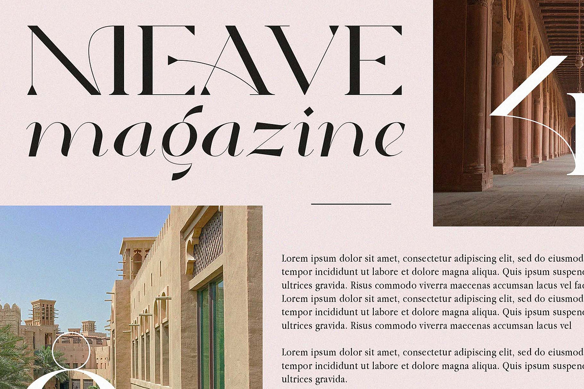 Arafah - Elegant & Modern Serif, a Serif Font by StudioinBry (Photo 13 of 20)