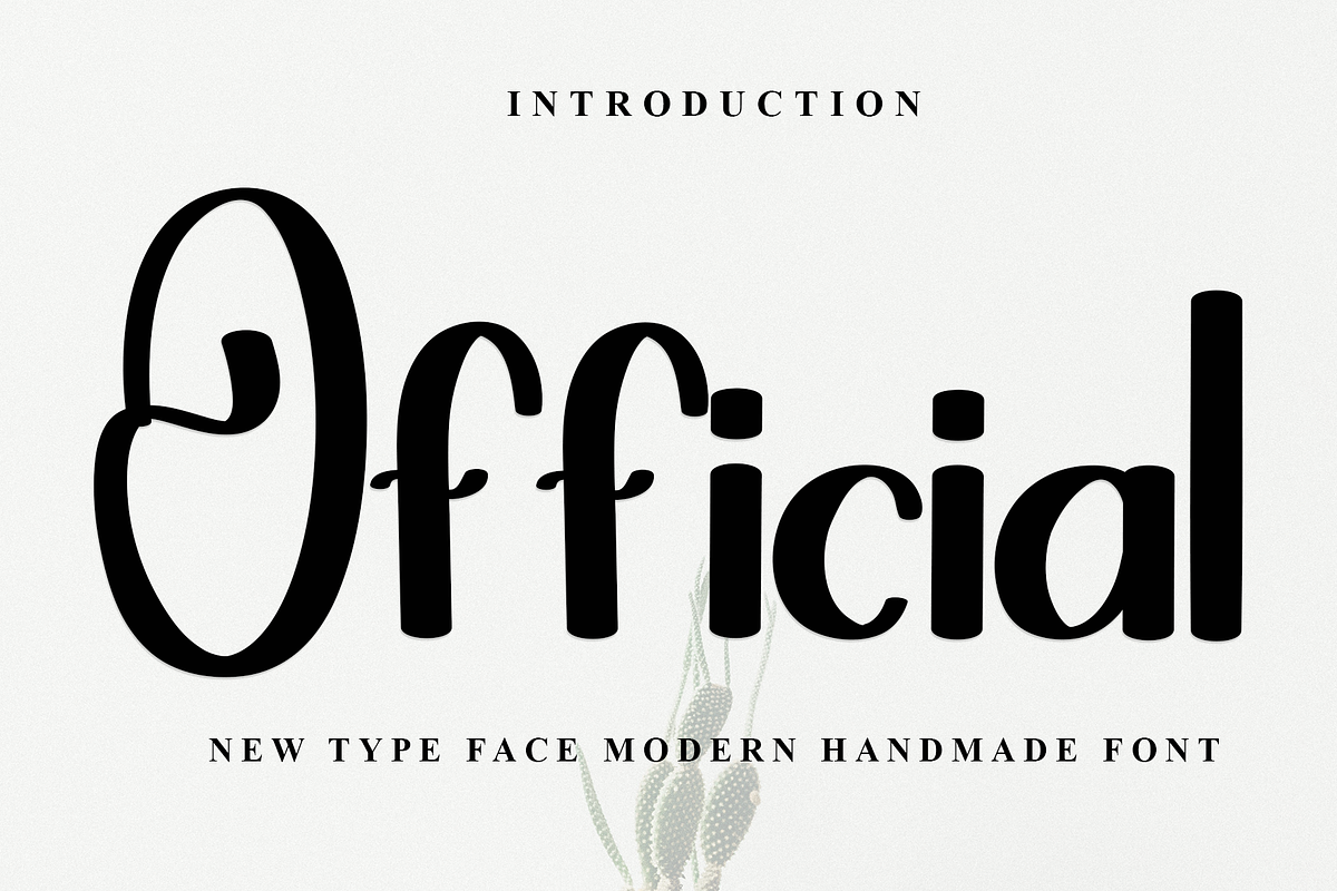 Official, a Serif Font by FreshTypeINK (Photo 1 of 8)