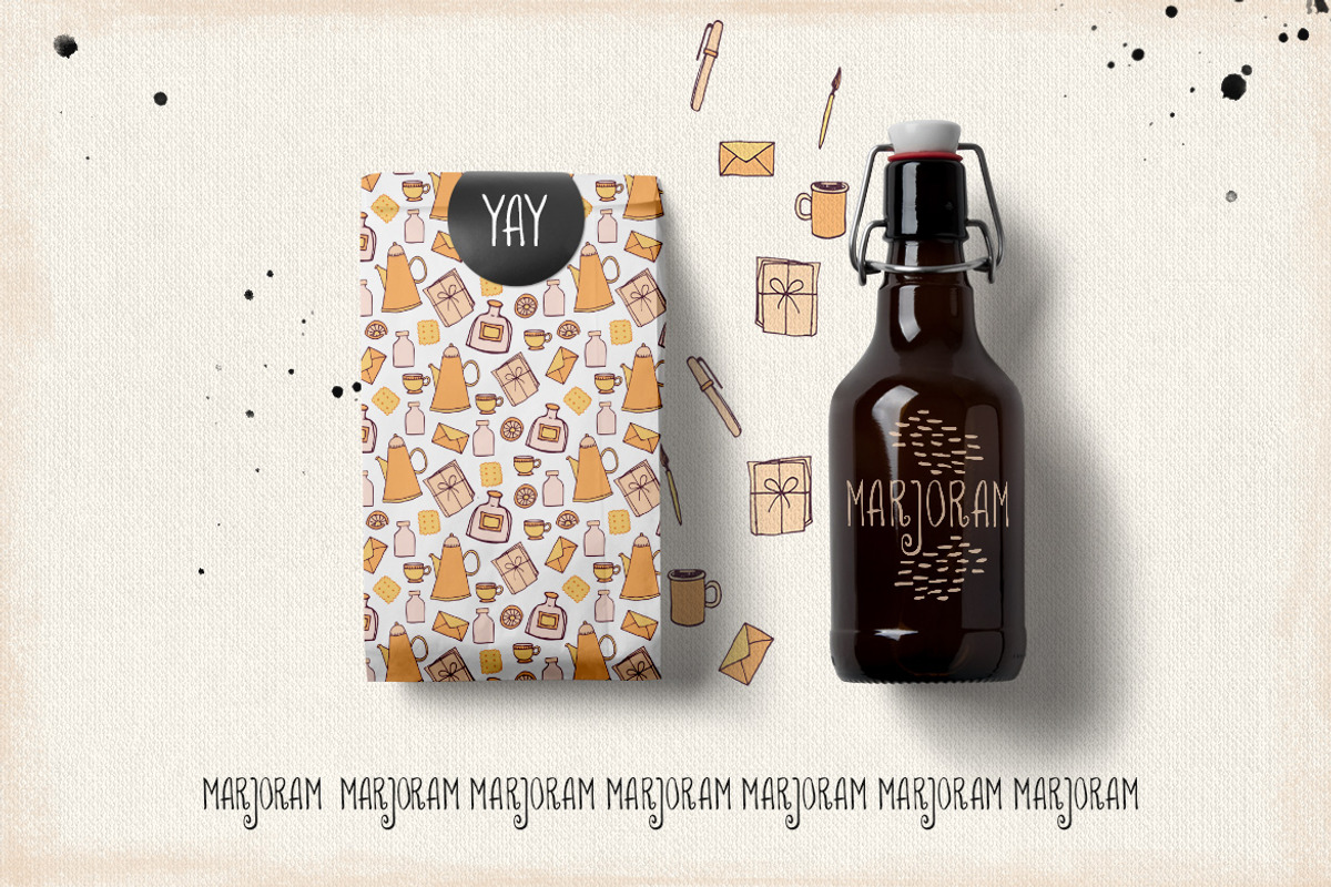 Marjoram font preview 2