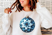 Blue Christmas Balls Clipart Bundle, an Illustration by SinaCreation (Thumbnail 4 of 7)