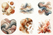 Modern Abstract Boho Art, an Illustration by DreamCafeArt (Thumbnail 3 of 6)