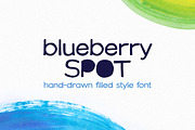 Blueberry Spot font, a Sans Serif Font by kaer_shop (Thumbnail 1 of 6)