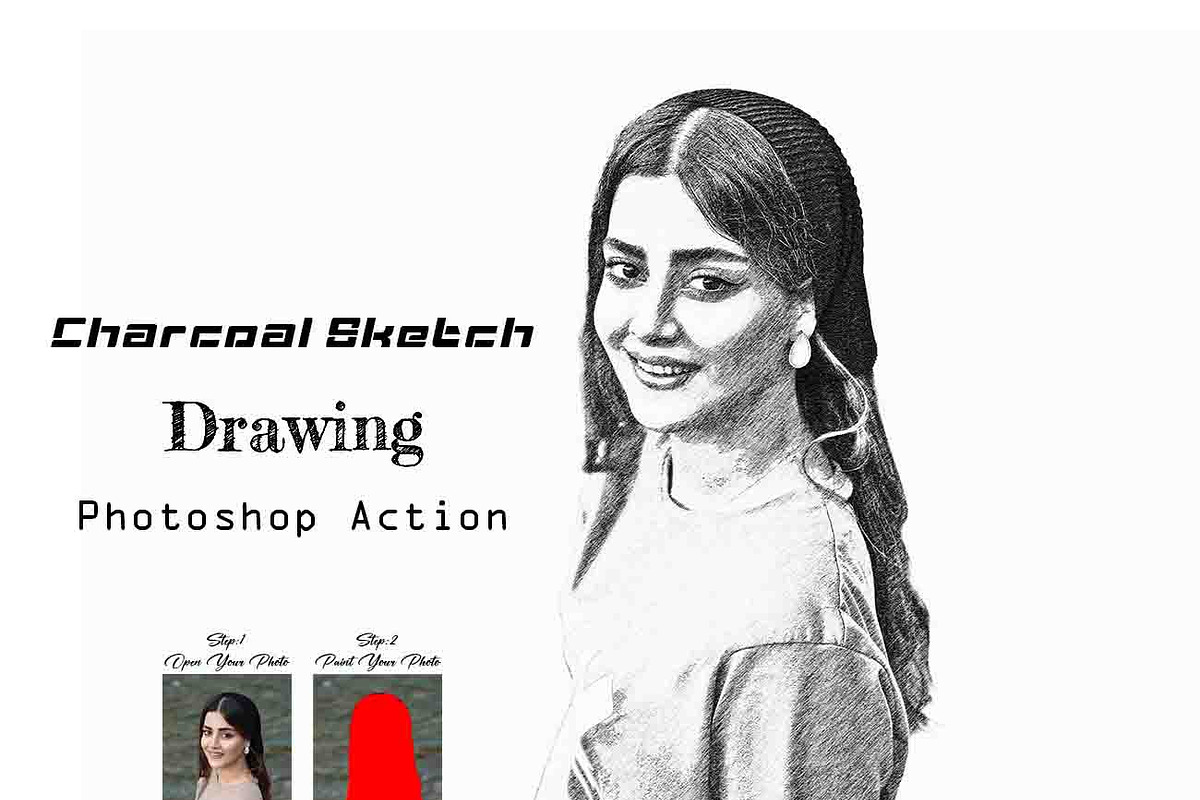 Faster Sketch Effect Ps Action, an Action Add-On by Studio Retouch (Photo 2 of 34)