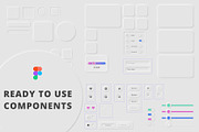 Neumorphic 2021 UI Kit for Figma, an UI Kit Template by Troyan Studio (Thumbnail 2 of 4)