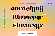 BEIFO - Modern - Display Font, a Font by delipensil (Thumbnail 6 of 6)
