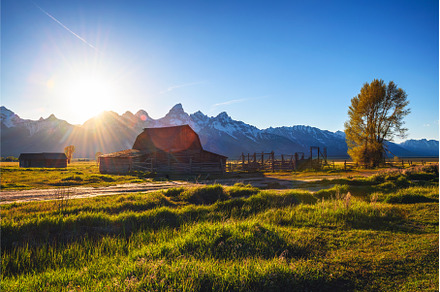 Historic John Moulton Barn at Mormon, a Nature Photo by Nick Fox