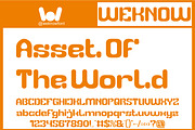 High Energy font, a Sans Serif Font by weknow (Thumbnail 4 of 8)