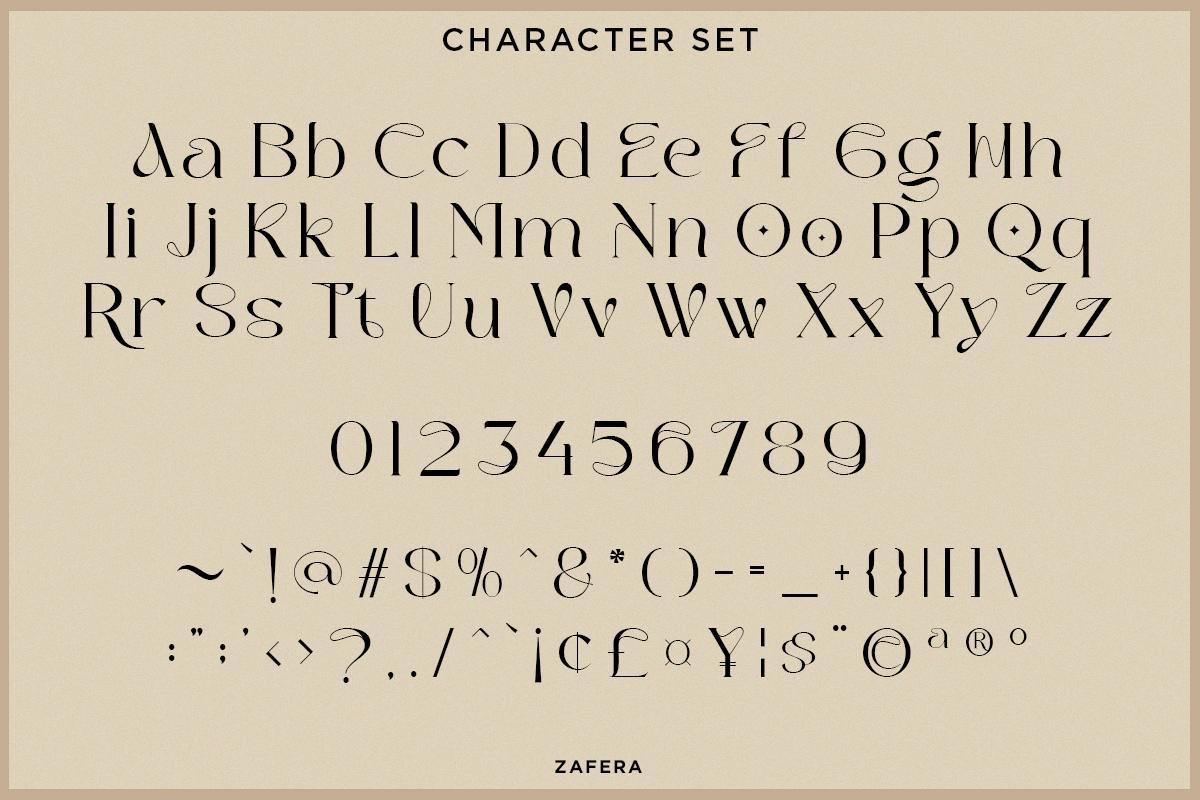 Zavera - Elegant Serif Font, a Serif Font by Font Liner (Photo 9 of 10)
