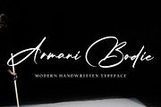 Armani Bodie, a Handwritten Font by HaKi Studio (Thumbnail 1 of 5)