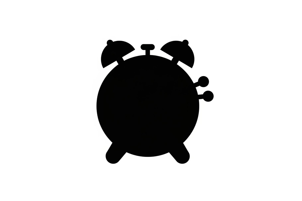 Alarm Clock Silhouette Vector Bundle, an Illustration by Creativeshirt (Photo 12 of 51)