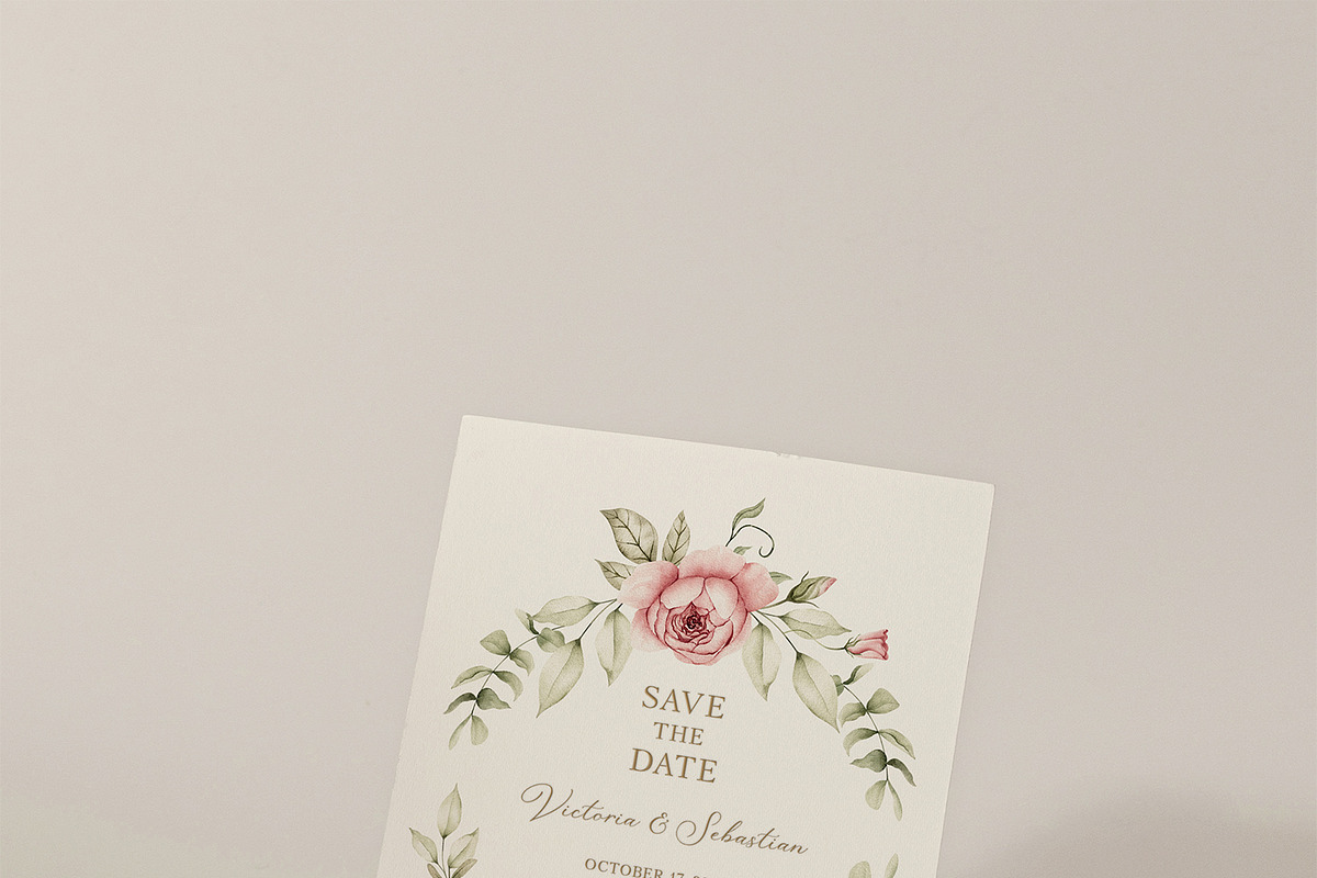 Watercolor Blush Roses Floral Set, a Decorative Illustration by Carol Lozove (Photo 19 of 50)