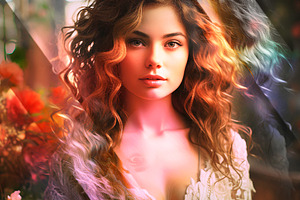 Dream Double Exposure Photo Effect, a Brushes & More by studiogstock