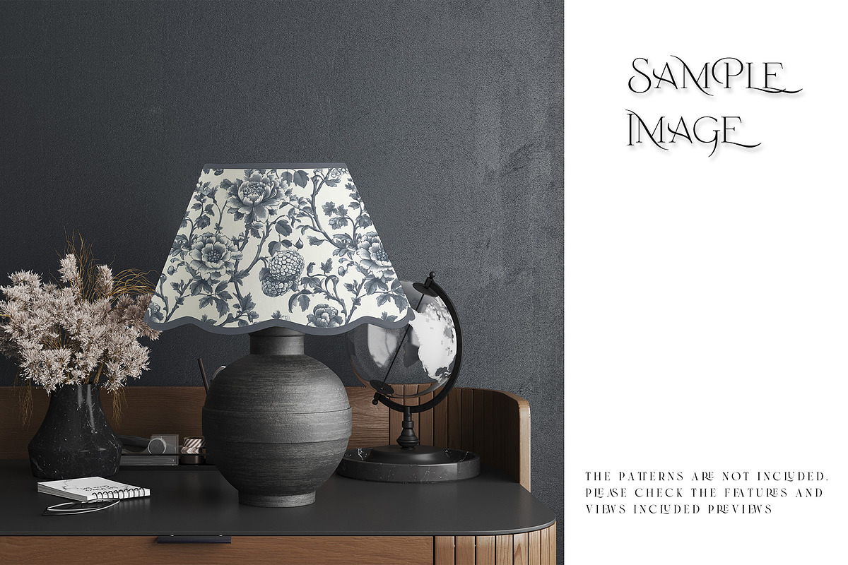 Scalloped Lampshade Mockups, a Product Mockup by mock-ups (Photo 11 of 17)