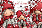 Whimsical Easter Gnome Clipart, an Illustration by CreationArt (Thumbnail 1 of 7)