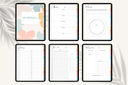 Undated Digital Life Planner iPad, a Templates & Theme by HoneyGlowStudioCo (Thumbnail 7 of 9)