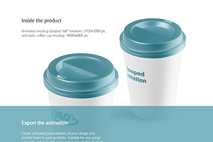 Coffee Cup Animated Mockup