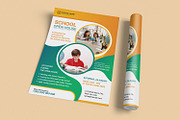 School Open House Flyer, a Flyer Template by retrographix (Thumbnail 3 of 5)
