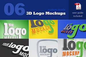 3D Logo Mockups