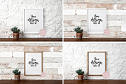 Rustic Picture Frame Mockup Bundle, a Product Mockup by wings of design (Thumbnail 9 of 9)