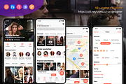 Barber Haircut, Salon & Beauty UI KI, an App Template by UX Design Master (Thumbnail 5 of 14)