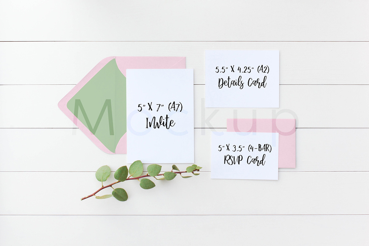 Wedding Suite Mockup - Manzanita S2, a Print Template by ILLONA GRAPHICS (Photo 3 of 5)