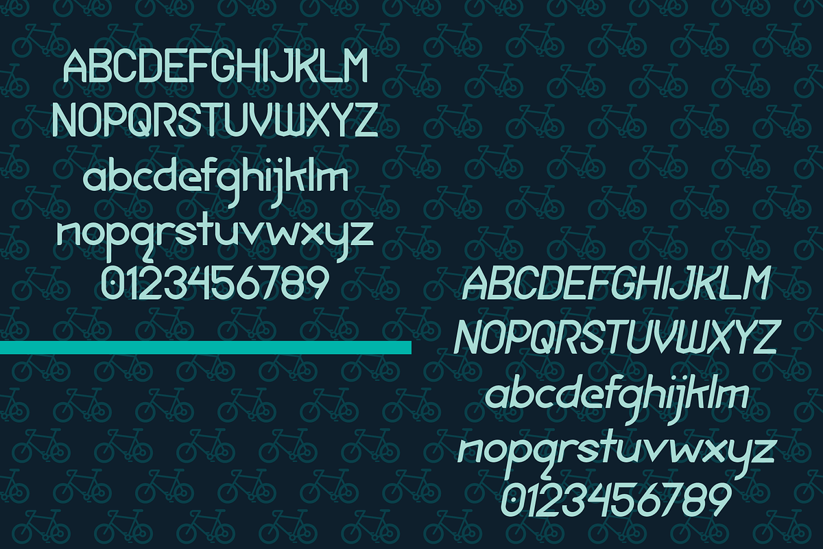 Ride Typeface, a Sans Serif Font by Fro Bro Studio (Photo 2 of 4)