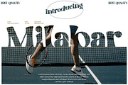 Milabar - Serif Font, a Serif Font by Artnivora.Std (Thumbnail 1 of 5)