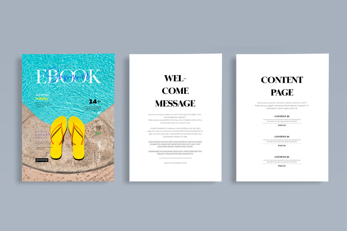 Ebook Template preview 4