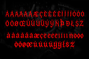 BloodThrone Gothic Metal Font, a Script Font by Art StoreID (Thumbnail 6 of 12)