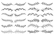 Hand Drawn Floral Dividers Pack, a Decorative Illustration by alexdndz (Thumbnail 4 of 6)